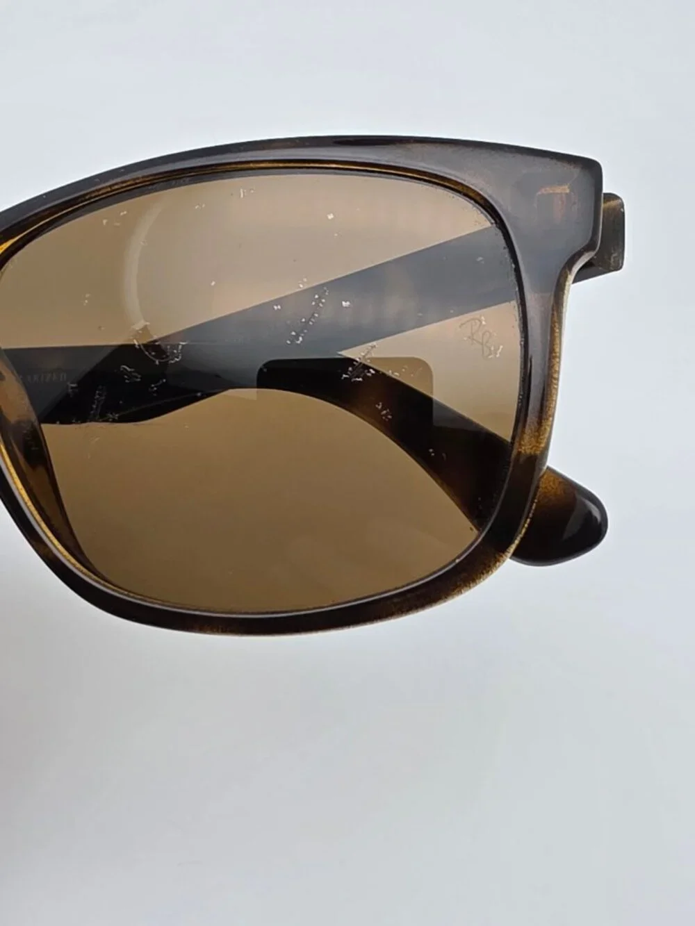 Ray-Ban RB4181 710/83 Havana Frame Polarized Brown Lens Sunglasses w/ Case Italy